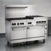 Thumbnail image #4 for Vulcan Endurance 60-Inch Gas Restaurant Range with 6 Open Burners, 24-Inch Charbroiler, and 2 Standard Ovens, Propane