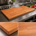 Thumbnail image #4 for John Boos Boos Block American Cherry Blended Edge Grain Kitchen Countertop, 60 x 36 x 1-1/2 Inch