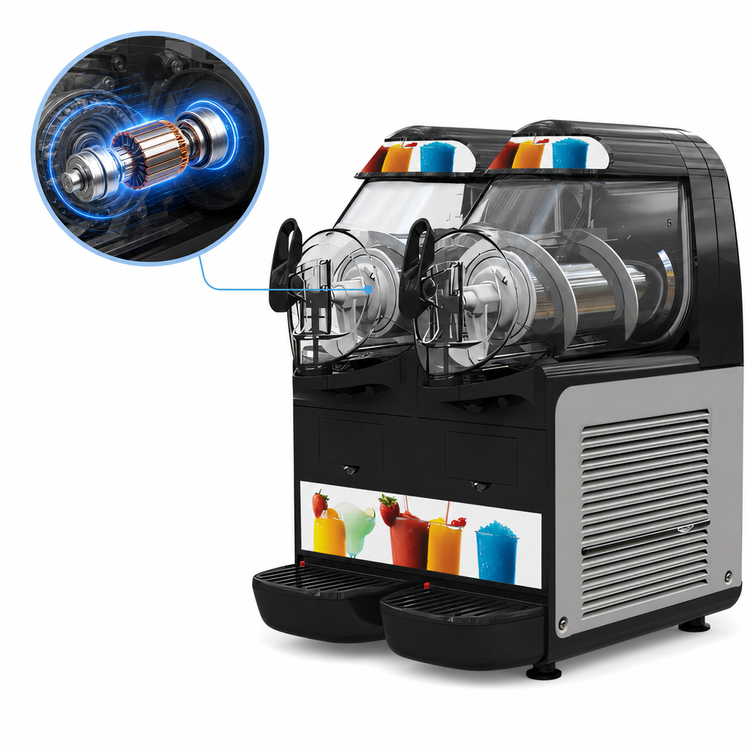 Product image #4 for Vollrath Frozen Beverage / Granita Countertop Dispenser with Two 6-Liter Bowls