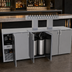 Thumbnail image #4 for Glastender C1FB92-DD One-Zone Front-Serviced Bar Profile Draft Beer Dispensing Cooler, 92-Inch, Four-Section