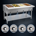 Thumbnail image #4 for Eagle Group DHT4-120-3VP Electric Hot Food Table, 4 Dry Wells, Open Base, 63-1/2 Inch Wide
