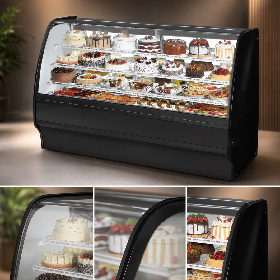 Fixed Curved Glass Front