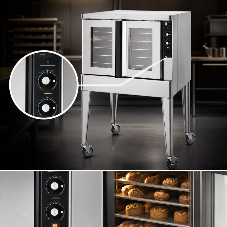 Product image #4 for Blodgett Zephaire 200-E Single-Deck Bakery-Depth Electric Convection Oven