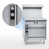 Thumbnail image #4 for Imperial Spec Series 36-Inch Heavy Duty Commercial Gas French Top Range with Standard Oven