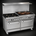 Thumbnail image #4 for Southbend Ultimate 60-Inch Gas Restaurant Range with 4 Open Burners, 36-Inch Charbroiler, Convection Oven and Cabinet Base