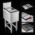 Thumbnail image #4 for Eagle Spec-Bar B12IC-24 Underbar Ice Bin/Cocktail Unit, 12 Inch Wide x 24 Inch Deep, 43 lb Capacity