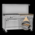 Thumbnail image #4 for Southbend Ultimate 60-Inch Commercial Gas Range with 4 Open Burners, 36-Inch Griddle, Standard Oven and Convection Oven