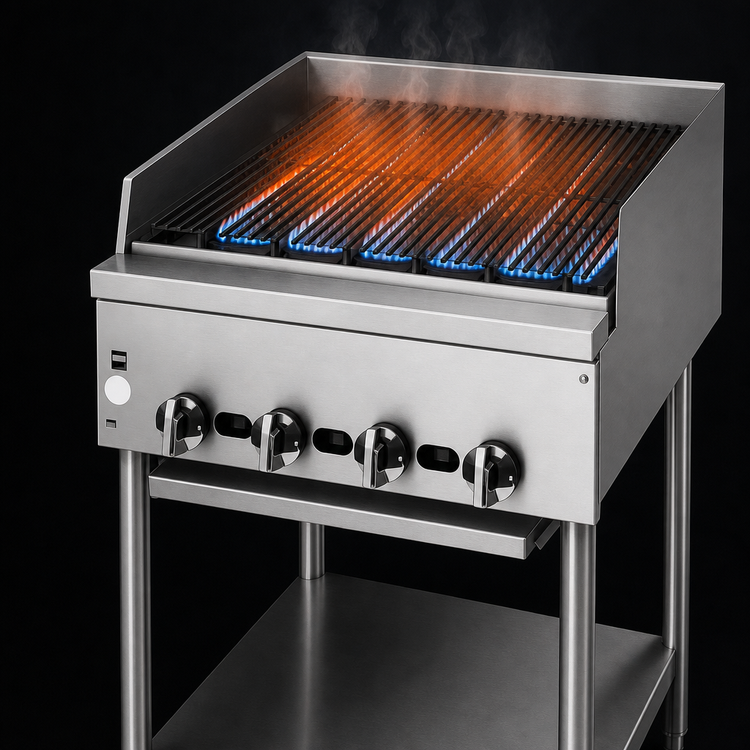 Product image #4 for Jade Range Supreme JB-42-F 42" Gas Floor Model Radiant Charbroiler