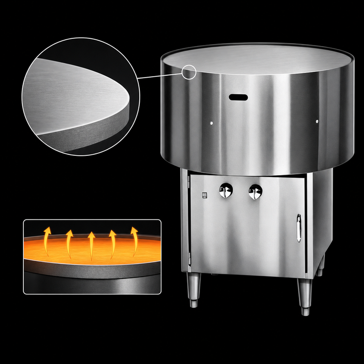 Product image #4 for Jade Range JTRG-48 Titan 48" Rotating Gas Tortilla Griddle