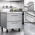 Thumbnail image #4 for Continental Refrigerator SWF32N-D 32 Inch One-Section Work Top Freezer with Drawers