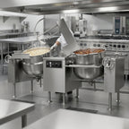 Thumbnail image #3 for Crown DLTM-60-2 Direct Steam Twin 60-Gallon Tilting Mixer Kettle