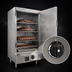 Thumbnail image #4 for MasterRange 24-Inch Natural Gas Smokehouse Smoker with Left-Hinged Door and 3 Burners