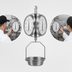Thumbnail image #4 for Hobart Weigh/Wrap PR30-1 Hanging Dial Scale, 30 lb x 1 oz, Removable Stainless Steel Pan
