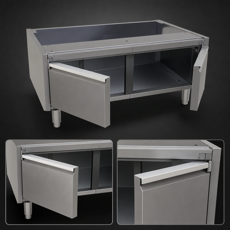 Product image #4 for Glastender Underbar Add-On Cabinet Base with 2 Hinged Doors, 40 Inch Wide