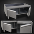 Thumbnail image #4 for Glastender Underbar Add-On Cabinet Base with 2 Hinged Doors, 40 Inch Wide