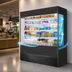 Thumbnail image #4 for True 72-Inch Vertical Glass-Sided Open Air Merchandiser Refrigerator with 8 Adjustable Shelves