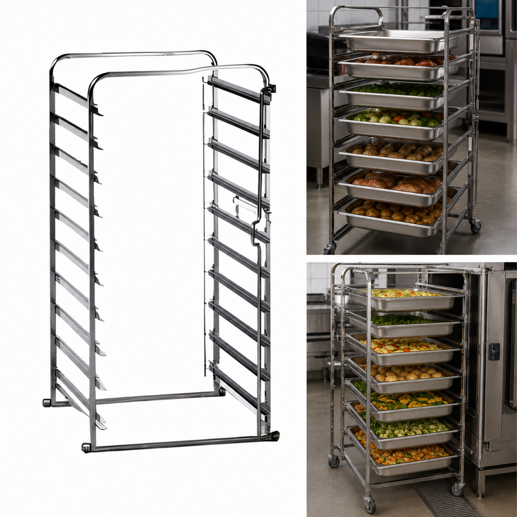 Product image #4 for RATIONAL 10-Pan Mobile Oven Rack for SCC 101/CMP 101 Series