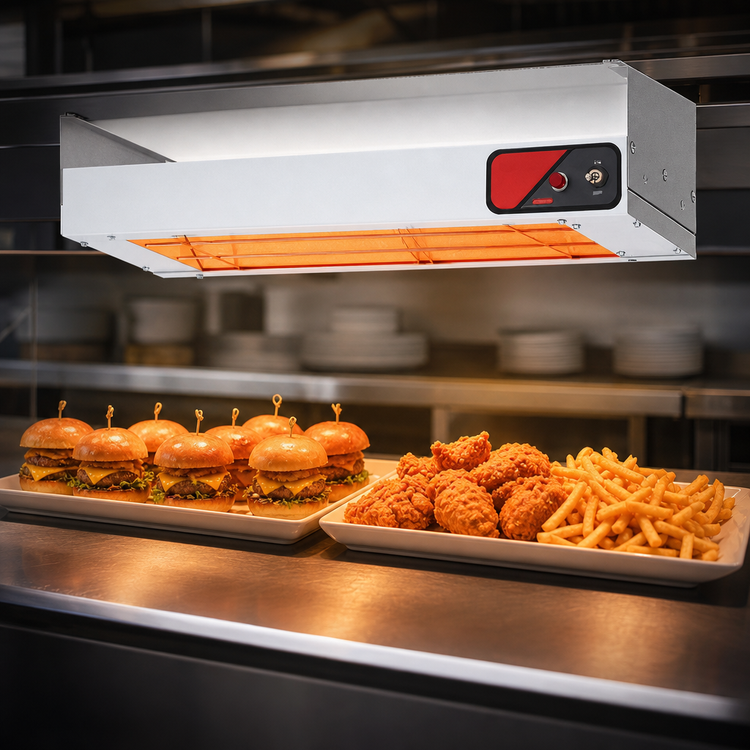 Product image #4 for Nemco 24-Inch Dual Unlighted Infrared Strip Heater with Infinite Temperature Control, 120V