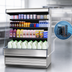 Thumbnail image #4 for Howard-McCray 30E Series Rear Loading Self-Contained Open Merchandiser, 63-Inch, Stainless Steel, Sliding Rear Doors