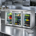 Thumbnail image #4 for 84-Inch Self-Contained Three-Section Back Bar Refrigerator with Glass Doors