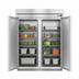 Thumbnail image #4 for Hoshizaki Steelheart Two-Section Roll-In Refrigerator, 78.35 Cu. Ft., Top-Mounted Self-Contained, Solid Hinged Doors, Stainless Steel