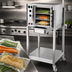 Thumbnail image #4 for AccuTemp Steam'N'Hold Boilerless Convection Steamer Floor Model with Stand and Casters, 3-Pan, 240V, 3-Phase