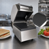 Thumbnail image #4 for Nemco PaniniPro Countertop Panini Press with Grooved Top and Smooth Bottom, 10-1/2 Inch Non-Stick Aluminum Plates, 208V