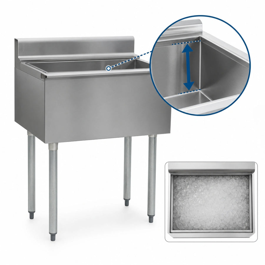 8-Inch Deep Stainless Steel Liner