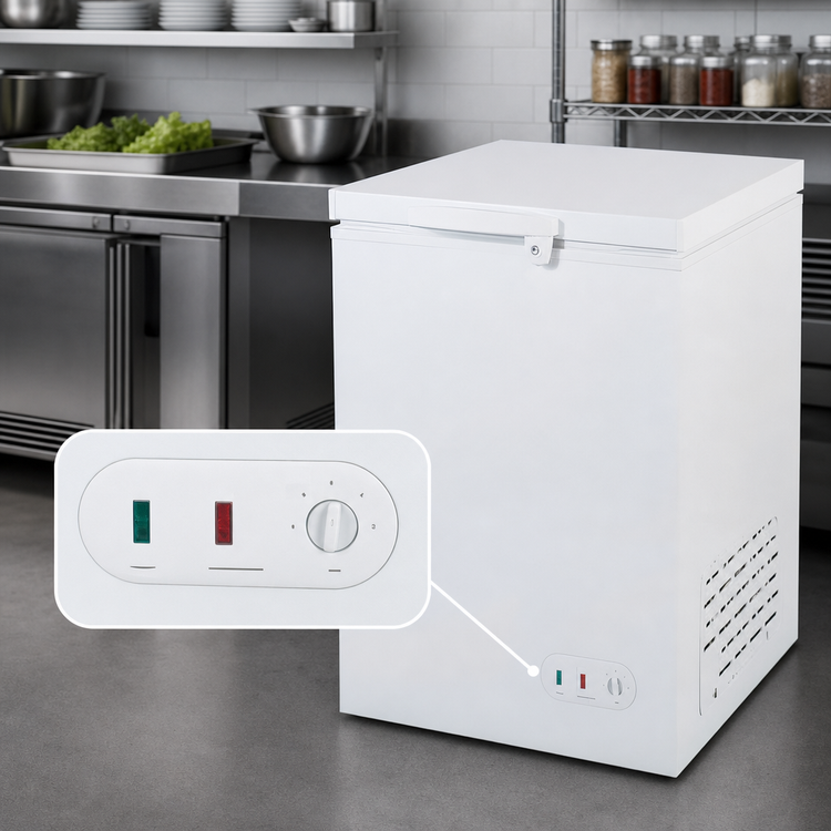 Product image #4 for Maxx Cold Select Series 5.2 Cu. Ft. Commercial Chest Freezer with Locking Lid