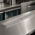 Thumbnail image #4 for 48-Inch Stainless Steel Bar Drink Rail with 2 Removable Grates and Right-Side Drain