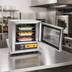 Thumbnail image #4 for Panco Narrow Half-Size Heated Holding Cabinet with 8 Wire Slides, Digital Control, and Polycarbonate Window Door