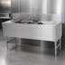 Thumbnail image #4 for Advance Tabco Prestige 3-Compartment Stainless Steel Underbar Sink Unit with Dual Drainboards and Splash-Mount Faucet