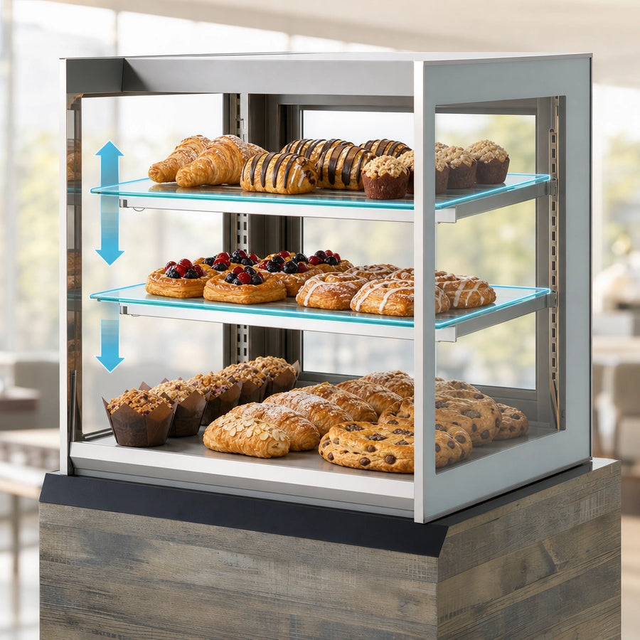 Adjustable Tempered Glass Shelves