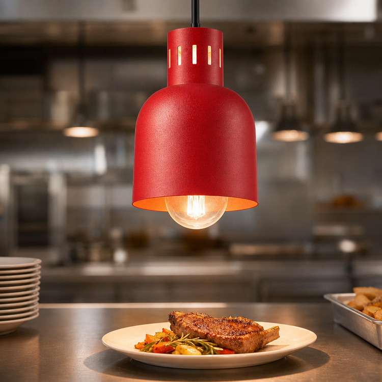 Product image #4 for Hatco Decorative Single-Bulb Luminaire Food Heat Lamp, 100 Watt Max