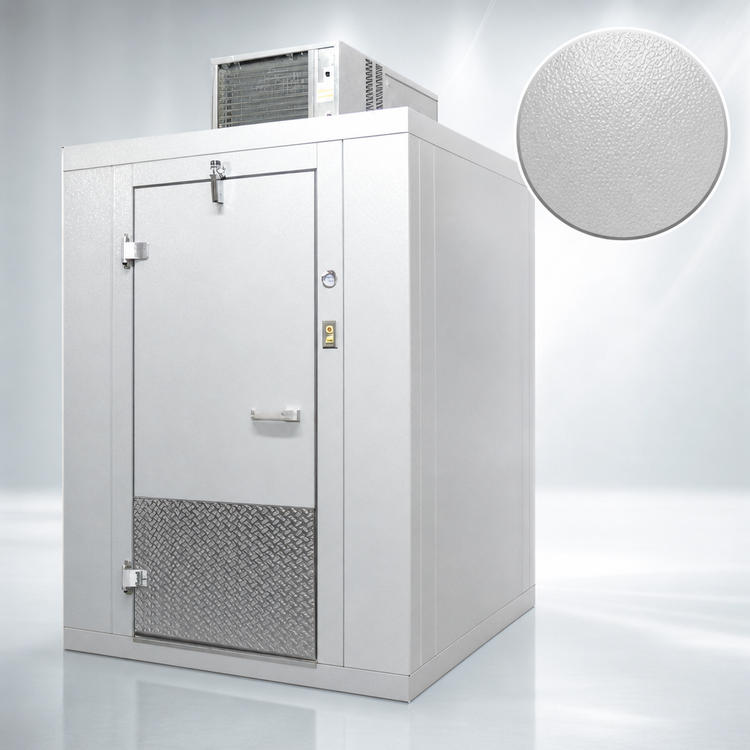 Product image #4 for Arctic Industries Indoor Walk-In Cooler with Floor and Remote Refrigeration, 7' 11" W x 11' 9" L x 7' 8 1/2" H