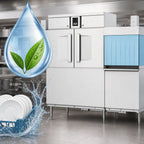Thumbnail image #4 for Hobart Warewash - Flow CL66C-BAS+BUILDUP Single-Tank Rack Conveyor Dishwasher, 202 Racks/Hour, Convertible Hot/Low-Temperature Rinse