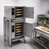 Thumbnail image #4 for AccuTemp Evolution E3/E62081E060 DBL Double-Stacked Electric Boilerless Convection Steamer (1) 3-Pan / (1) 6-Pan