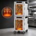 Thumbnail image #5 for Metro HotBlox™ 16-Pan Wide Dual-Cavity Mobile Pass-Thru Insulated Holding Cabinet, Analog, Clear Front/Solid Rear Doors