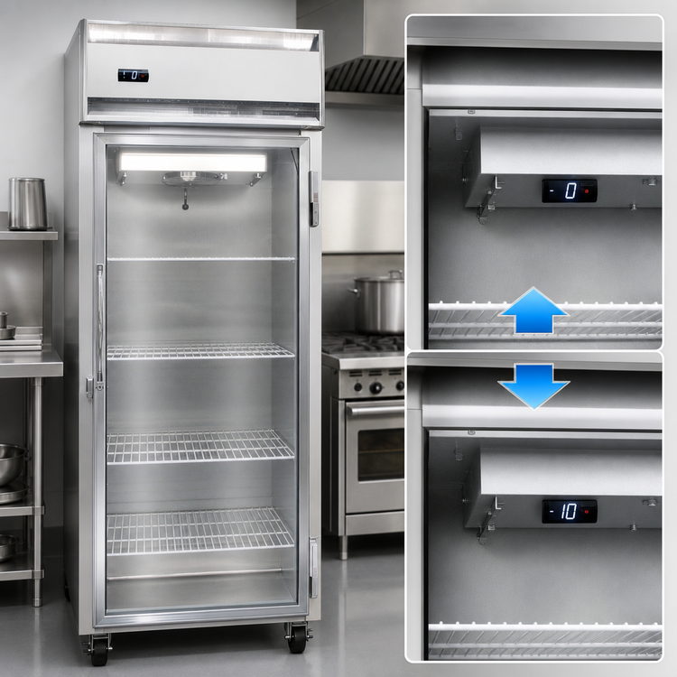 Product image #4 for Continental Refrigerator 1FENSSGD Extra-Wide Single Section Display Reach-In Freezer with Full-Height Glass Door