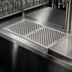 Thumbnail image #4 for Drop-In Stainless Steel Drip Tray Trough with 3 Removable Glass Racks, 48 x 18 Inch