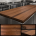 Thumbnail image #4 for John Boos Boos Block 132 Inch x 48 Inch x 2-1/4 Inch Thick Edge Grain American Black Walnut Kitchen Countertop