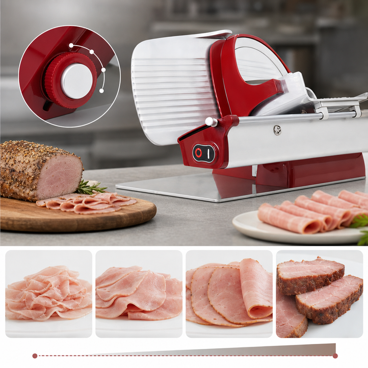 Product image #4 for Trento Home Line 250 Electric Horizontal Meat Slicer with 9.8-Inch Blade, 115V