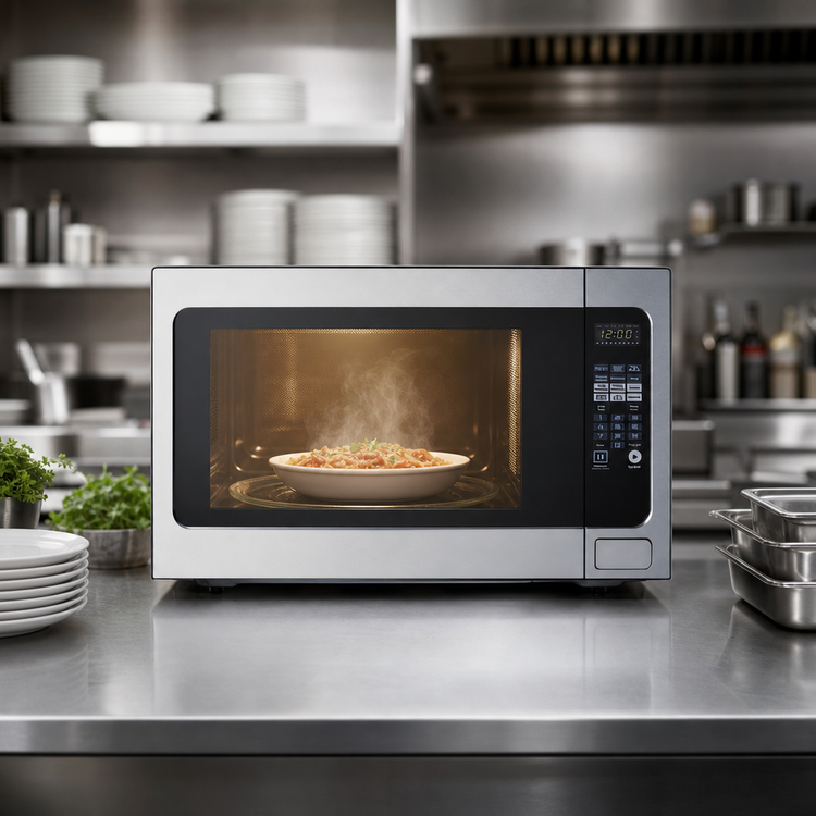 Product image #5 for Summit Appliance Countertop Microwave Oven, 2.2 Cu. Ft., 1200W, Stainless Steel Front