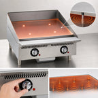 Thumbnail image #4 for Star (Middleby) Ultra-Max 824TA 24-Inch Countertop Gas Griddle, 1-Inch Steel Plate, Mechanical Thermostat, 60,000 BTU