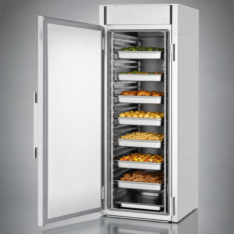 Product image #4 for Victory UltraSpec Roll-Thru Heated Holding Cabinet, 1 Section, 38.1 Cu. Ft., Full Extra High Doors