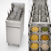 Thumbnail image #5 for KoolMore Commercial 11-Gallon Natural Gas Freestanding Pasta Cooker with 6 Baskets, 70,000 BTU