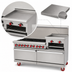 Thumbnail image #4 for American Range 72-Inch Gas Restaurant Range with 8 Open Burners, 24-Inch Griddle/Broiler, Convection Oven and Storage Base
