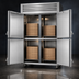 Thumbnail image #4 for Turbo Air PRO Series Pass-Thru Heated Pizza Holding Cabinet, Two-Section, 48.7 Cu. Ft.