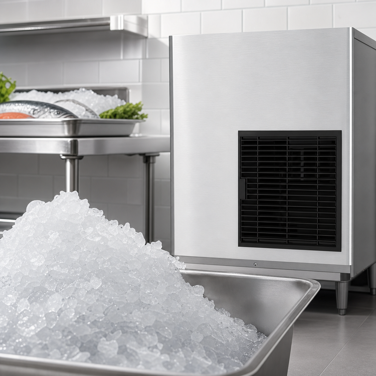 Product image #5 for Hoshizaki F-801MWJ Flake Ice Machine, Water-Cooled, Self-Contained Condenser, 680 lb/Day