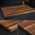 Thumbnail image #4 for Boos Block 18 Inch x 25 Inch Blended Edge Grain American Black Walnut Kitchen Countertop with Penetrating Oil Finish